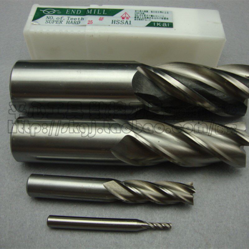 [伊海刀具/直柄立铣刀/全磨制铣刀/铣刀4F32.0/4刃32*32*60*140