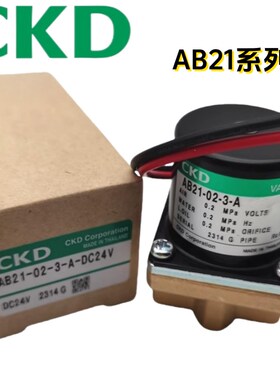 精选CKD电磁阀 AB21-01-02-1-2-3-5-A-00B-AC110V-220V-DC24V-12V
