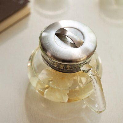 精选一屋窑iFika玻璃花草茶壶咖啡分享壶600ml无铅耐热可加热养生