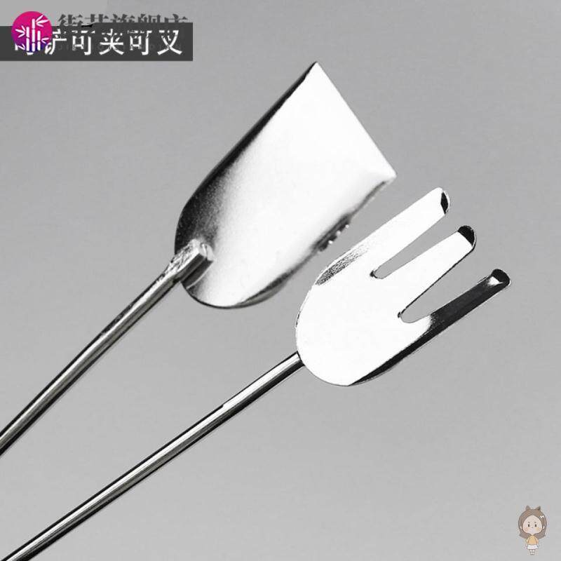 加厚不锈钢烧烤加长炭夹防烫夹碳夹子厨房烧烤小吃烤肉油炸食品夹
