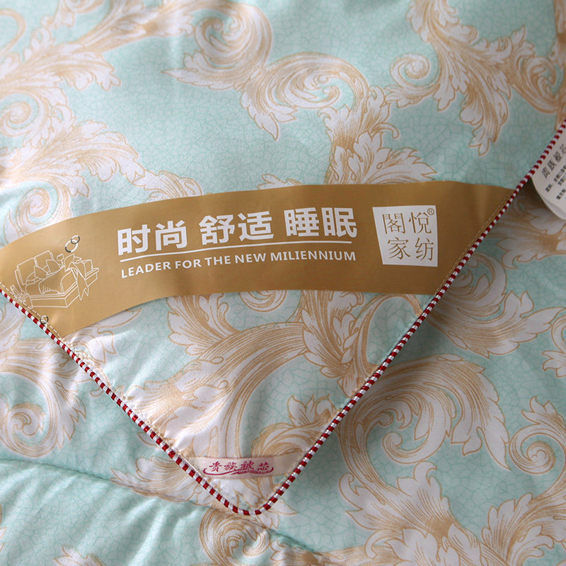 精选四季通用被子丝棉被芯春秋冬季空调被双人轻薄款加厚保暖冬被