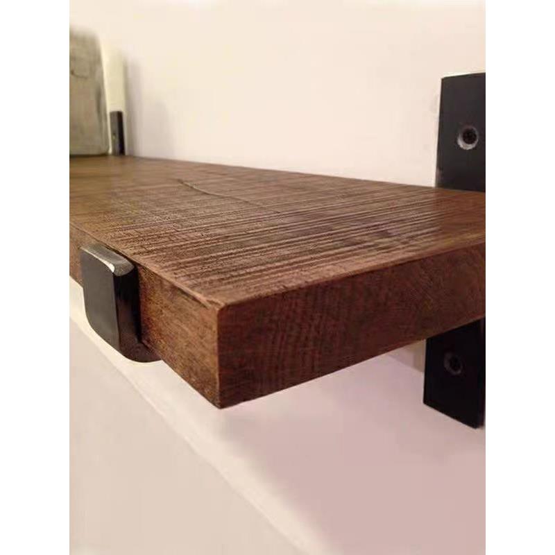 墙上置物架一字隔板墙壁书架实木搁板客厅装饰架墙面壁挂厨房架