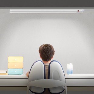 精选书桌护眼长条灯 宿舍学习专用带灯罩粘贴式吸顶台灯led灯带插