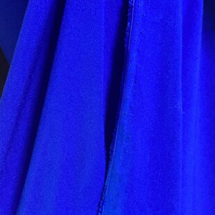 精选人造棉棉绸蓝布红布小孩包被布料 1.5 米幅宽零裁布料没有加