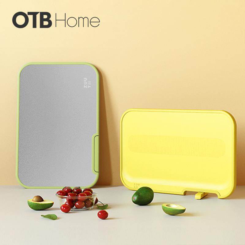 加拿大zuutii不锈钢双面切菜板厨房家用站立砧板加厚塑料案板菜板