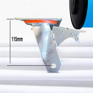 脚手架轮子重型万向轮支架刹车轮平板车万向支架轮子定向支架