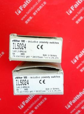 议价IFM IL5024 易福门电式接近开关 ILA31.5-BPKG/AS