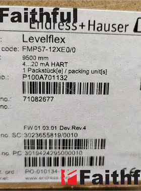 议价E+H FMP57-AALCCBLCA4GGE 恩德斯豪斯雷达物位计 Levelflex