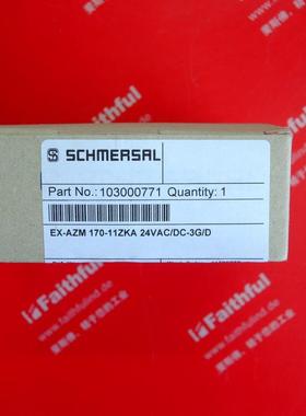 议价Schmersal 103000771 施迈赛开关 EX-AZM170-11ZKA 24VAC/DC-