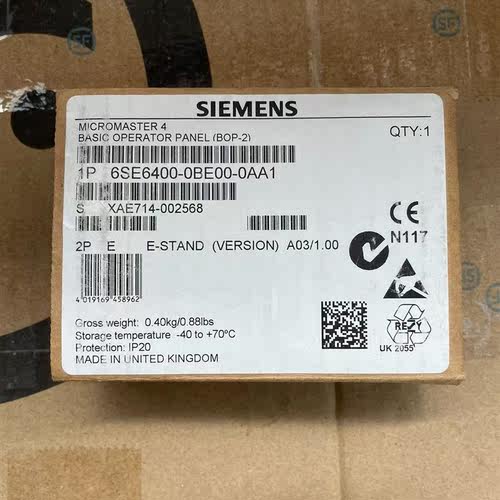 议价6SE6400-0BE00-0AA1西门子MM430操作面