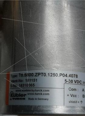 议价T8.5800.ZPTO.1250.P04.4078库伯勒编码器议