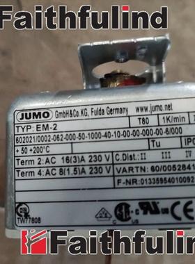议价Jumo 00528414 久茂温度传器 EM-2 602021/0002-062 200度