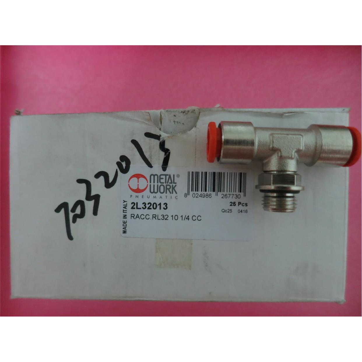 议价METAL WORK麦特沃克 2L32013 RACC.RL32 10 1/4CC