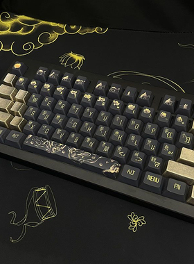 纯铜套装复古磨砂原厂oem高度键帽机械键盘十字轴全套键盘型号