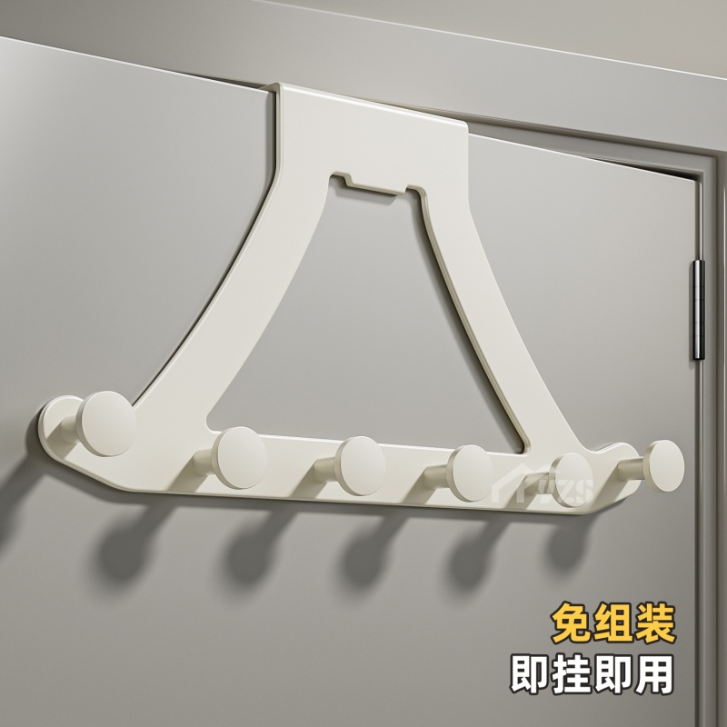 门后挂钩免打孔挂衣架衣柜侧面架