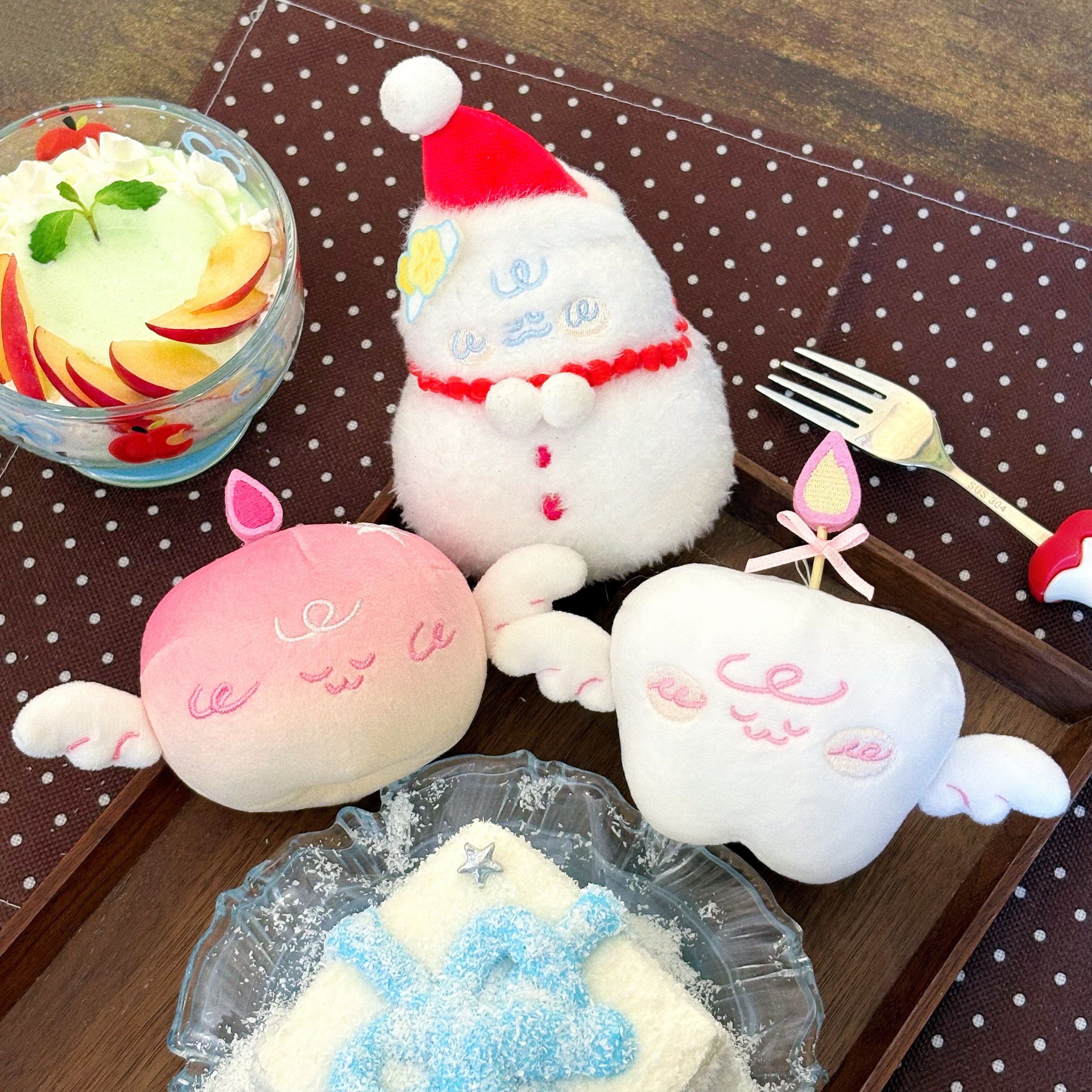 宇宙商店 飞行星愿系列 毛绒挂件苹果牙齿雪人原创包挂上班搭子图片
