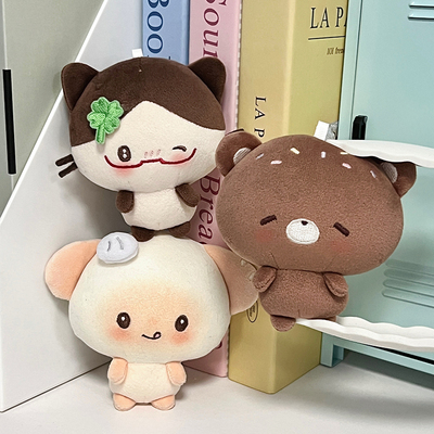 宇宙商店 面包日记小动物系列10cm玩偶毛绒挂件包包挂饰上班搭子