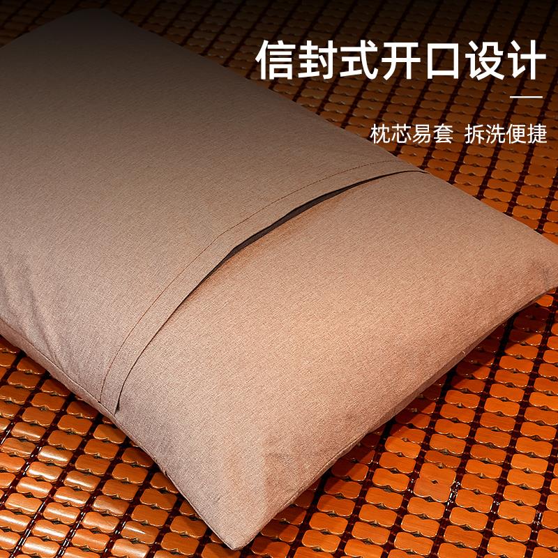 夏季家用竹凉枕套冰致风格 一对装竹纤维儿童凉感枕头套