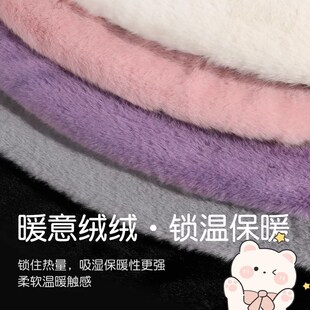 精选汽车坐垫冬季加绒车载单片座垫短毛绒后排加厚秋冬可爱女生座