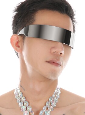男士时尚个性朋克赛博科技感墨镜