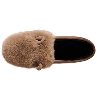 豆豆鞋女冬加绒2025新款老太太厚底毛毛鞋老人孕妇老北京老式棉鞋