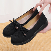 女新款 春秋款 夏季 老北京布鞋 软底凉鞋 中老年舒适妈妈鞋 奶奶老人鞋