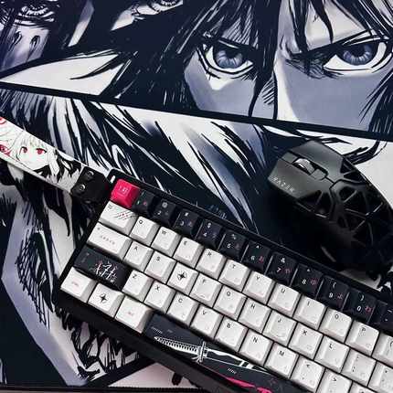 yukiaim键帽pbt五面热升华原厂支持wooting/made68/atk68醉鹿a75