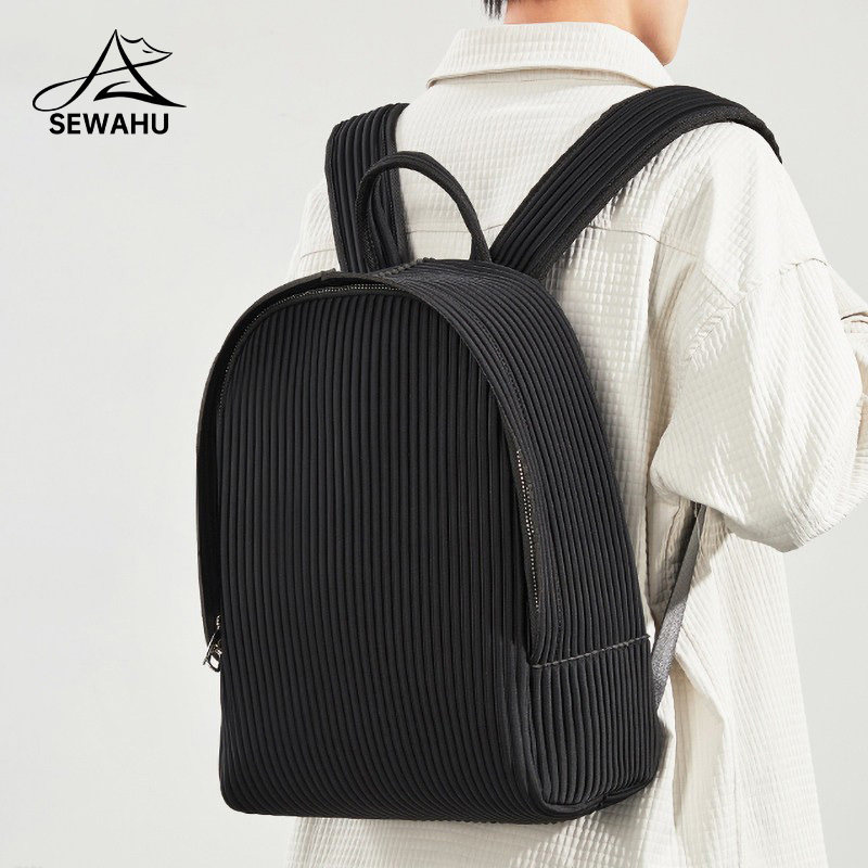 2026新款男士轻便简约大容量双肩包通勤旅行背包女士书包女大学生