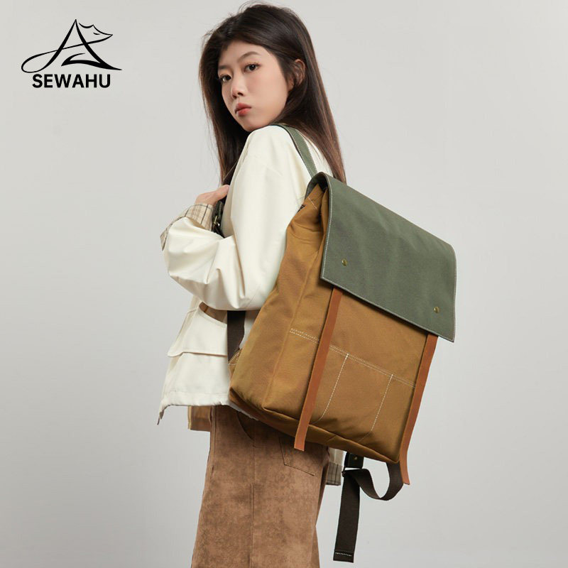 2026新款女旅游轻便包包双肩包大学生上班通勤书包大容量电脑背包