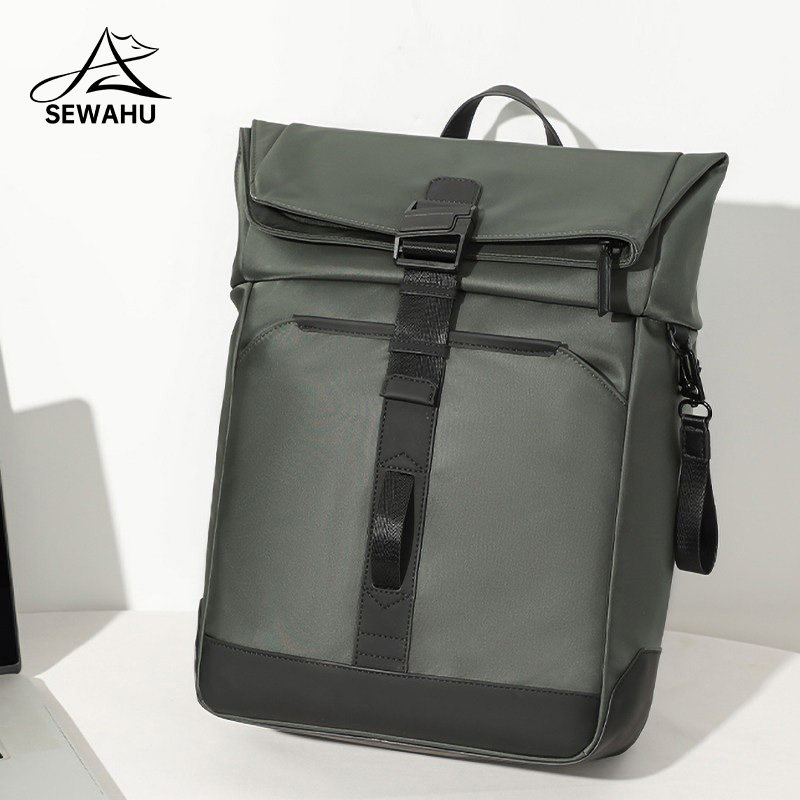 多功能男士商务通勤旅行男包双肩包休闲男款背包2026新款电脑书包