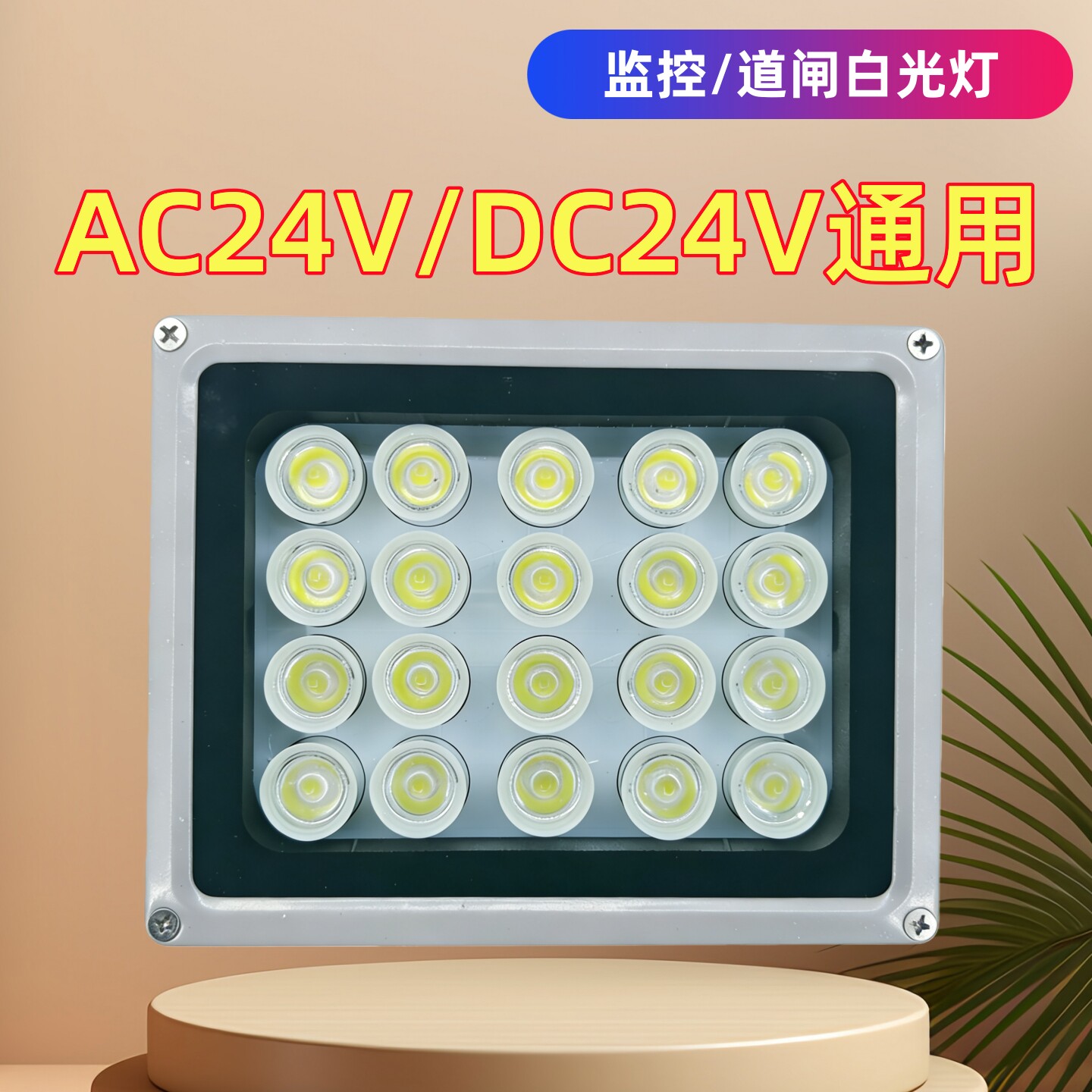 24V监控LED白光补光灯车牌识别灯