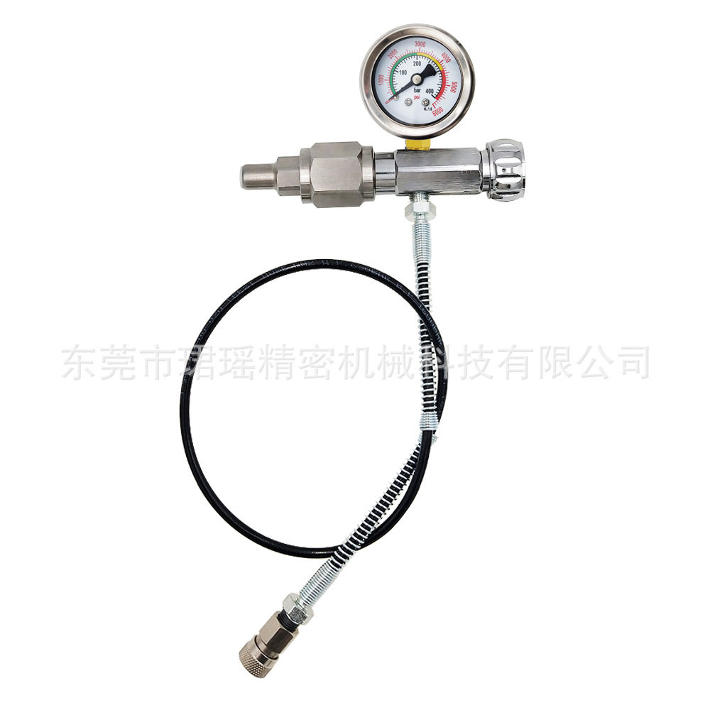 跨境消防瓶六角充气接头scbaCGA