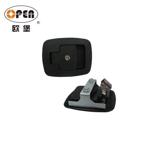 供应MS866-12 黑色尼龙电柜门锁  机械锁 开关柜锁电器柜锁面板锁