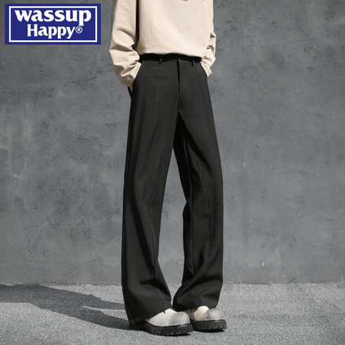 WASSUPHAPPY高级感西装裤子男士