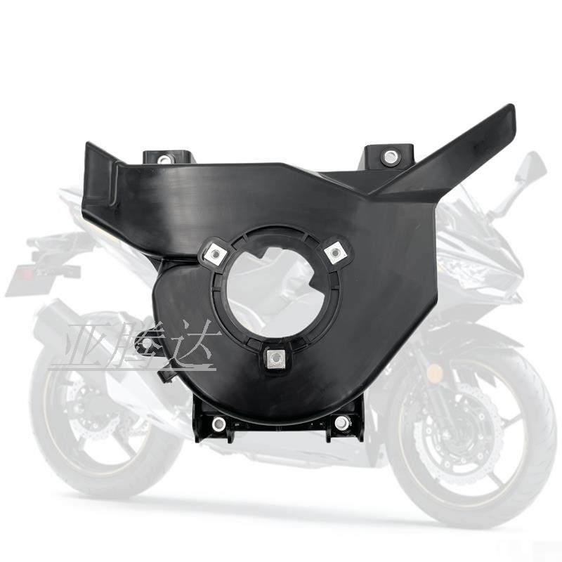 适用于川崎忍者400 ninja400 z400水箱风扇罩固定外壳配件散热器
