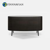 新中式 客厅高脚餐边柜 Hayden 芬纳维亚ART 意式 极简家用储物斗柜