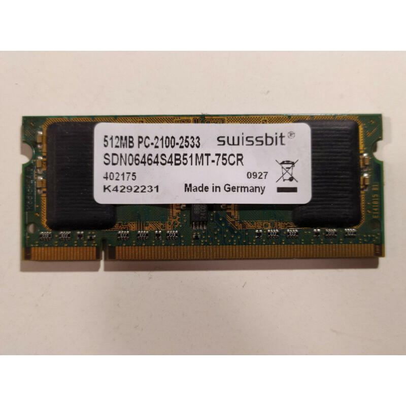 适用于swissbit 512MB PC2100-2533工控机工业控制设备内存条512M 电脑硬件/显示器/电脑周边 内存 原图主图