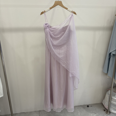 一念店26年夏上新氛围感设计感网纱气质吊带连衣裙YS1-3133