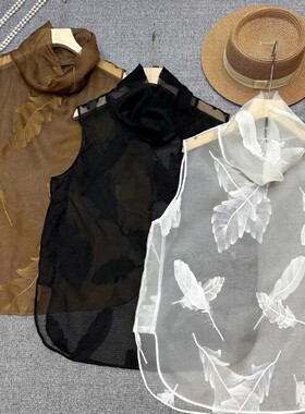 一念家26年夏上新桑蚕丝刺绣百搭背心(不含下装)YS213-G413