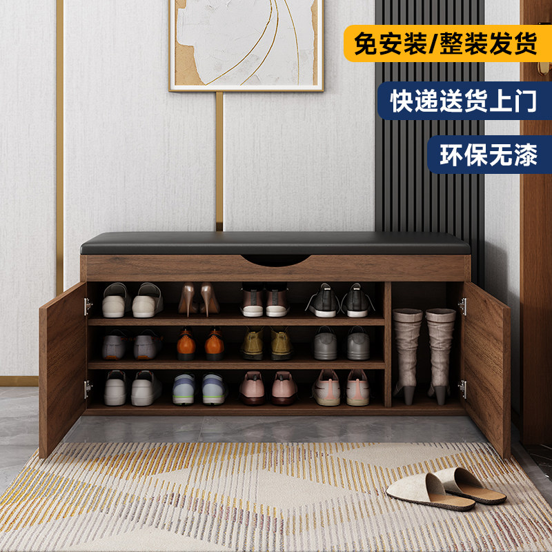 免安装换鞋凳家用进门口可坐式鞋柜穿鞋凳一体入户玄关长条鞋架子
