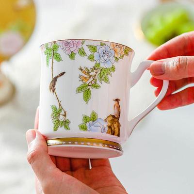 琴瑟和鸣茶杯马克杯陶瓷水杯公室高级感喝水杯子大容量颜值小礼物