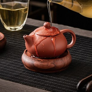 精选花梨木茶承壶承高端实木喝茶茶具配件家用简易干泡台茶盘茶托