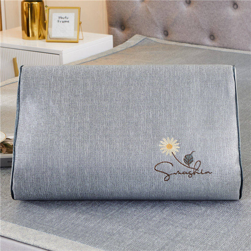 夏季冰丝枕套乳胶枕头套记忆棉枕芯套35X55夏天30x50凉枕席60x35