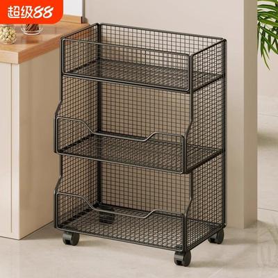 厨房蔬菜置物架放水果家用落地多功能收纳台面调料多层菜篮菜架子