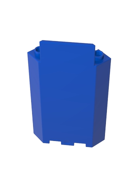 高砖积木零件GDS-M194 3x3x6 转角墙 壁板兼容87421 MOC散件