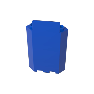 高砖积木零件GDS-M194 3x3x6 转角墙 壁板兼容87421 MOC散件