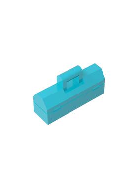 高砖积木零件GDS-2166配件迷你工具箱兼容小颗粒MOC拼插散件