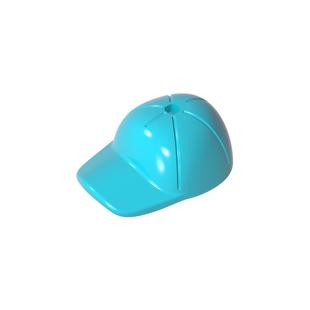 高砖积木零件GDS 2029配件鸭舌帽帽子兼容11303小颗粒MOC拼插散件