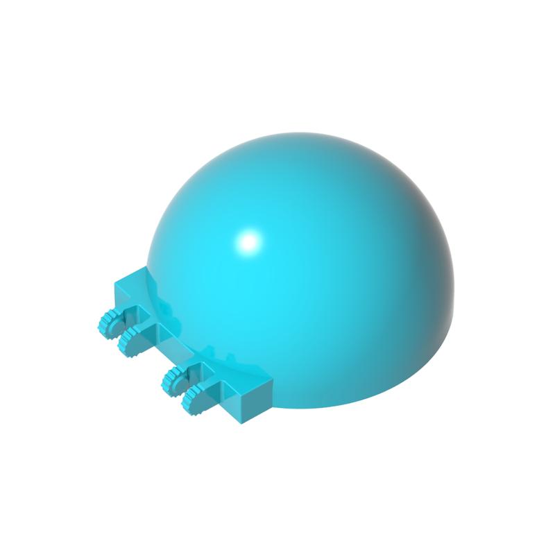 高砖积木零件GDS-2204配件6x6x3 座舱盖挡风玻璃罩兼容小颗粒散件