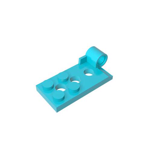 高砖积木零件GDS-975配件2x4 铰链板兼容98285小颗粒MOC拼插散件